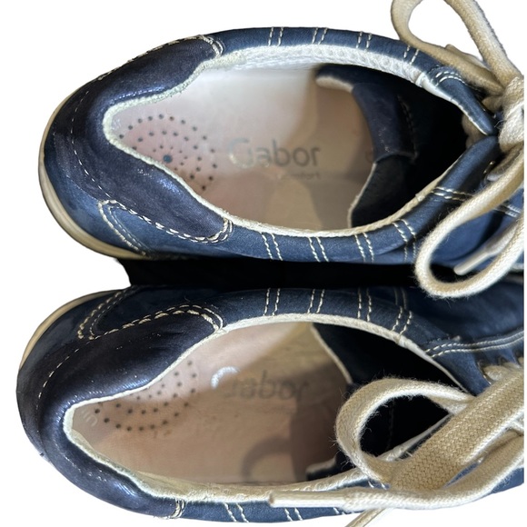 GABOR Amulet Women's Wide Fit Sneakers in Blue Size 9 - Picture 6 of 6